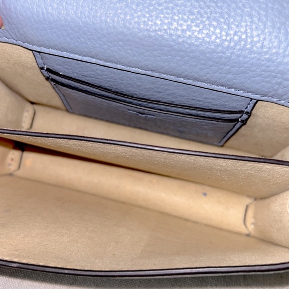 Tory Burch Miller Shoulder Bag in Blue - Picture 6 of 9